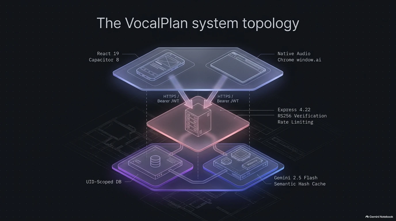 VocalPlan System Topology Diagram