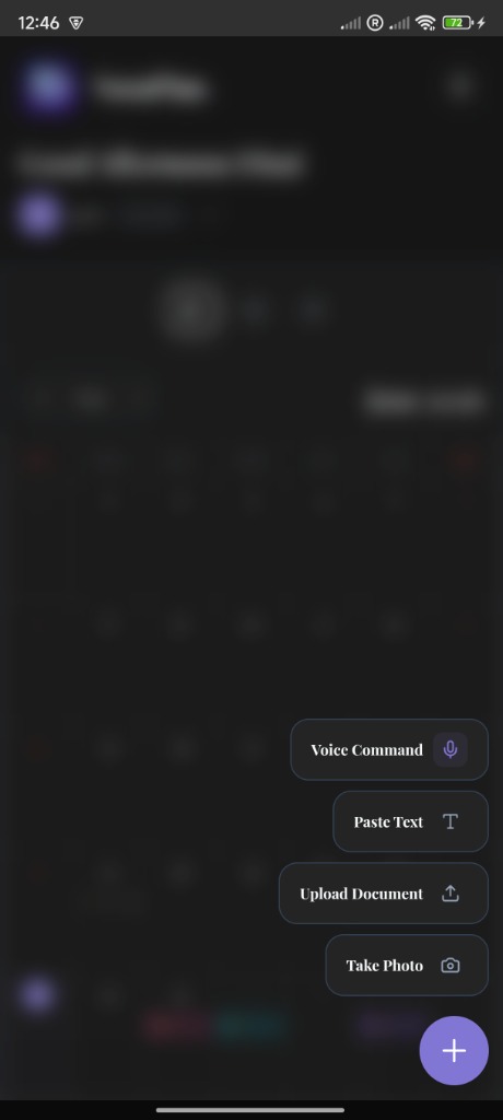 VocaPlan Mobile Interface